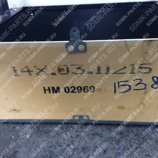 Радиатор водяной в сборе бульдозера Komatsu D65-12 14Х-03-11214 KOMATSU D65E-12 14Х-03-11215 1